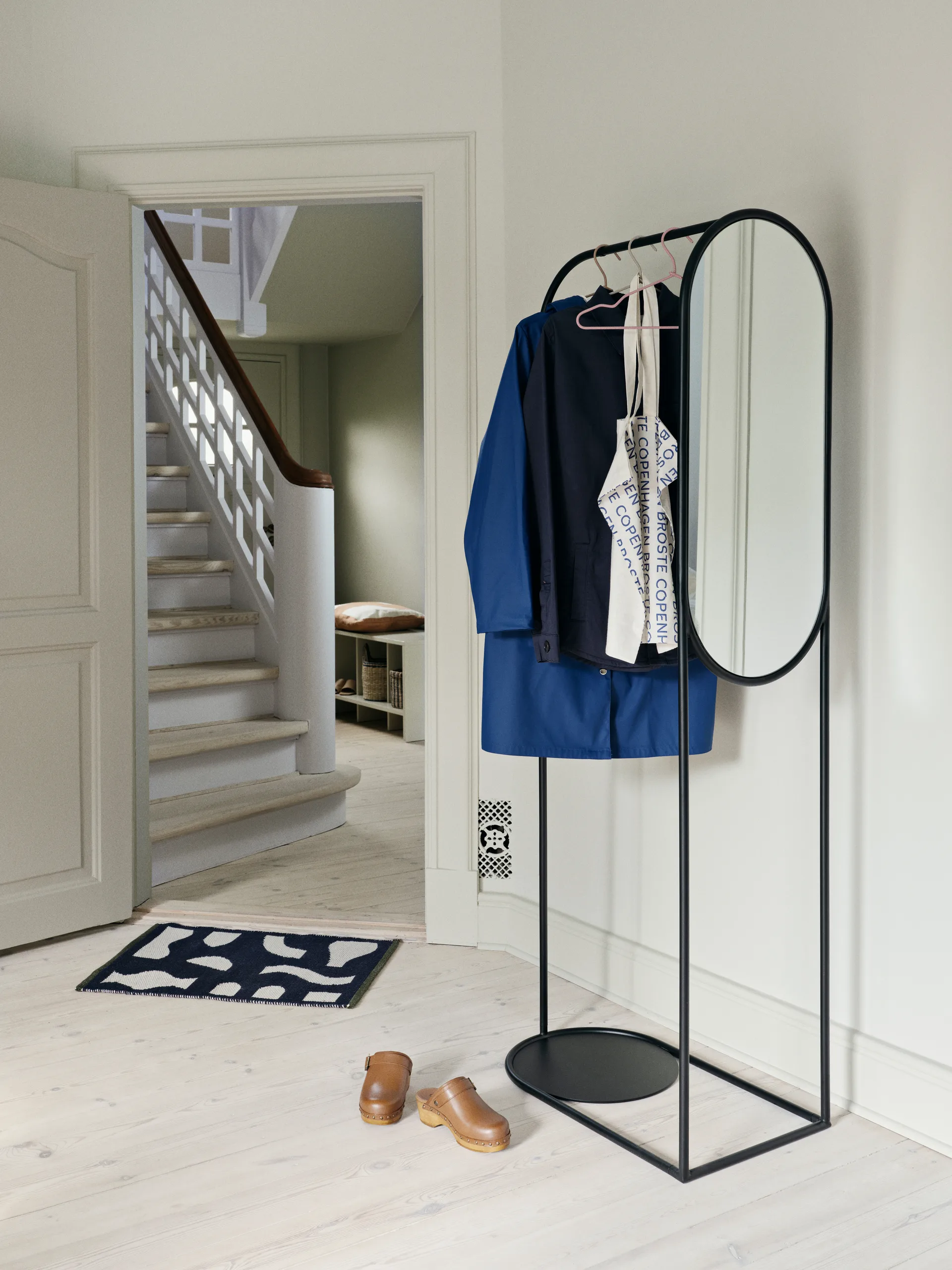 Tapis de porte Ceres 50x70 cm, Recycled pet blue Broste Copenhagen