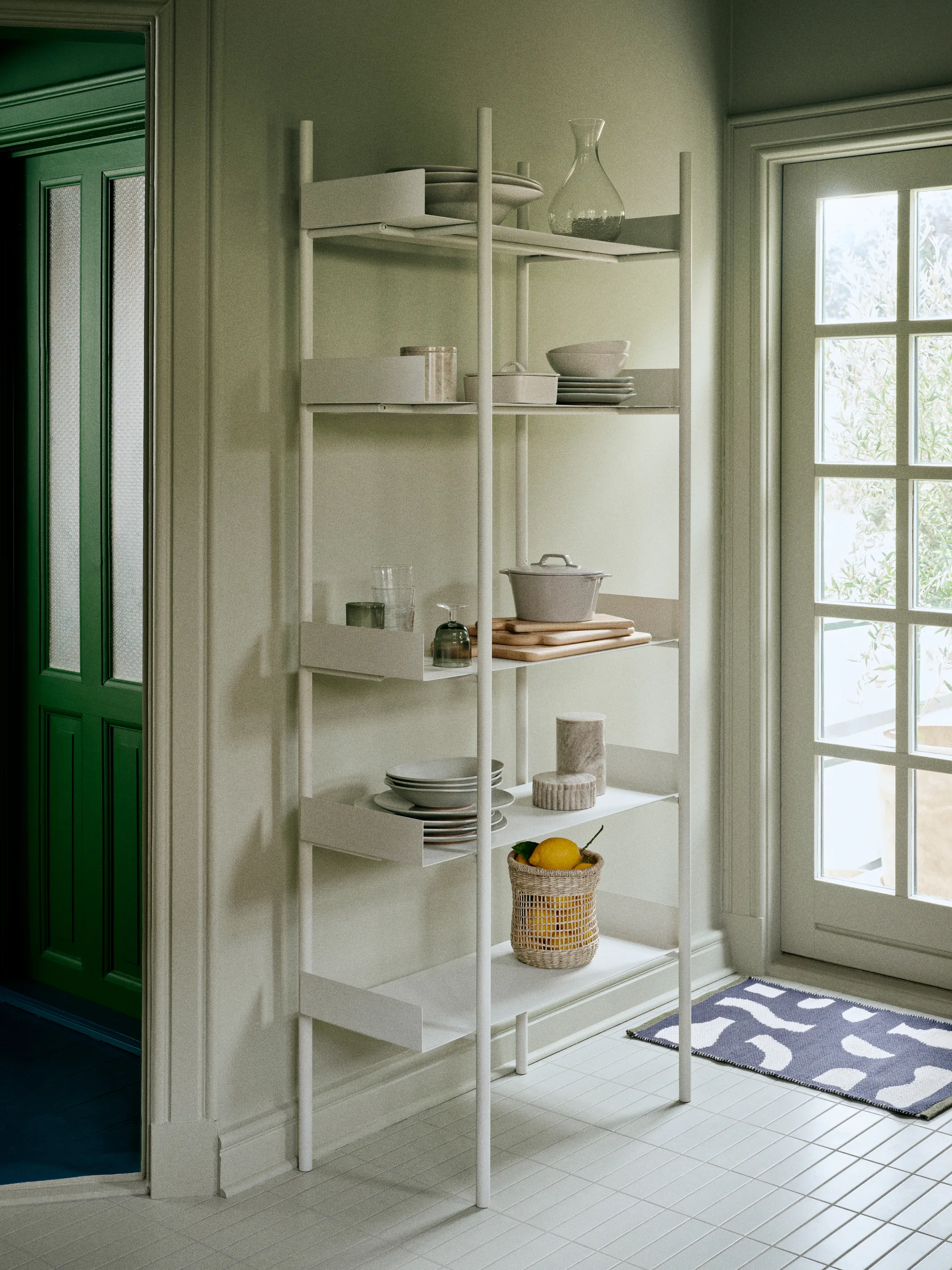 Tapis de porte Ceres 50x70 cm, Recycled pet blue Broste Copenhagen