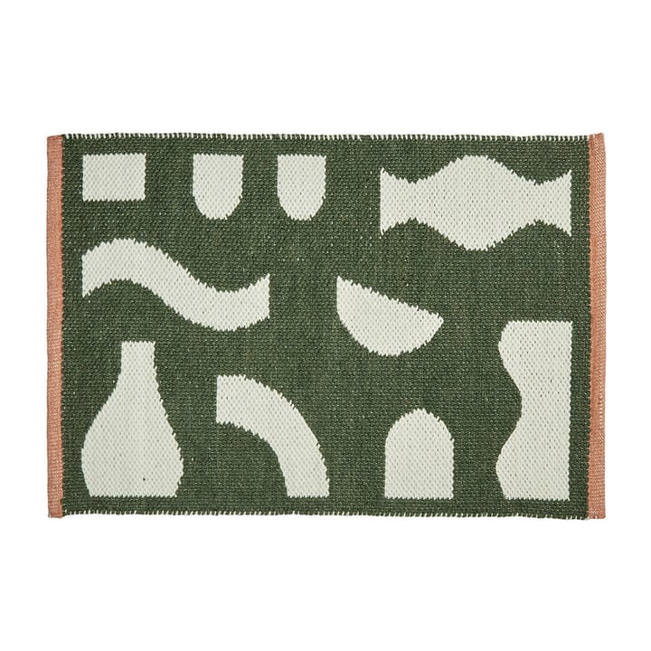 Tapis de porte Ceres 50x70 cm - Recycled pet green - Broste Copenhagen
