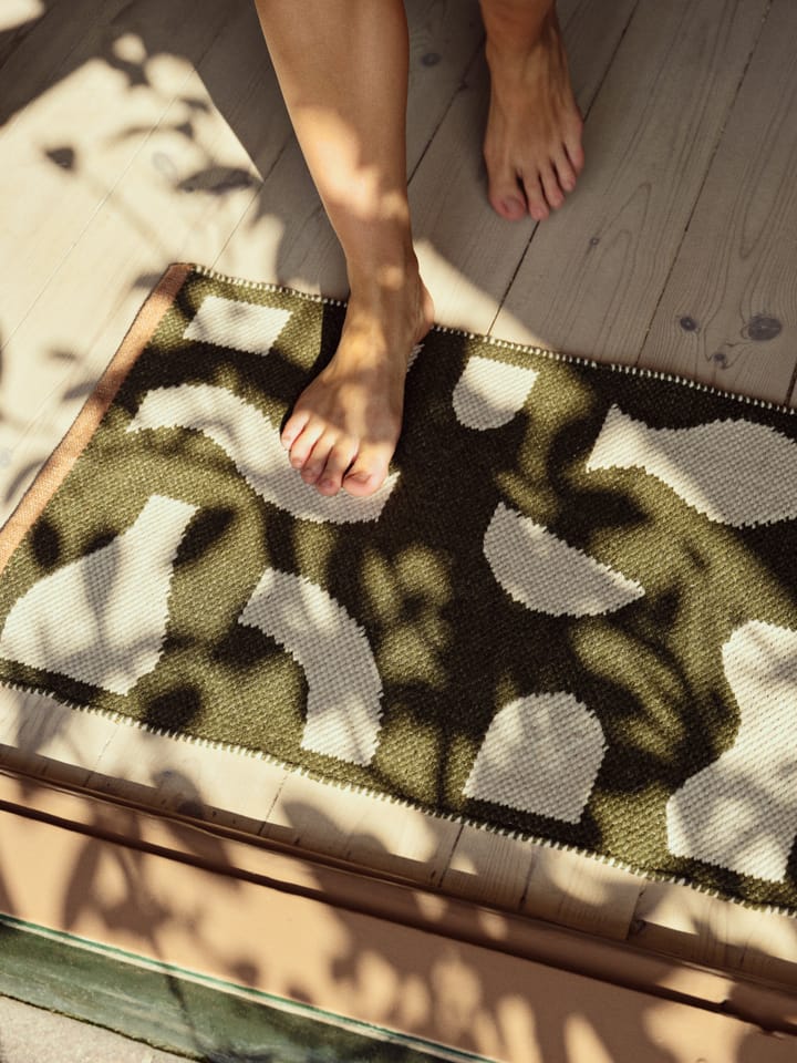 Tapis de porte Ceres 50x70 cm, Recycled pet green Broste Copenhagen