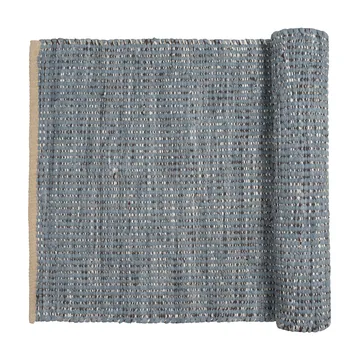 Tapis en coton Magda 70x140 cm - Flint stone blue - Broste Copenhagen