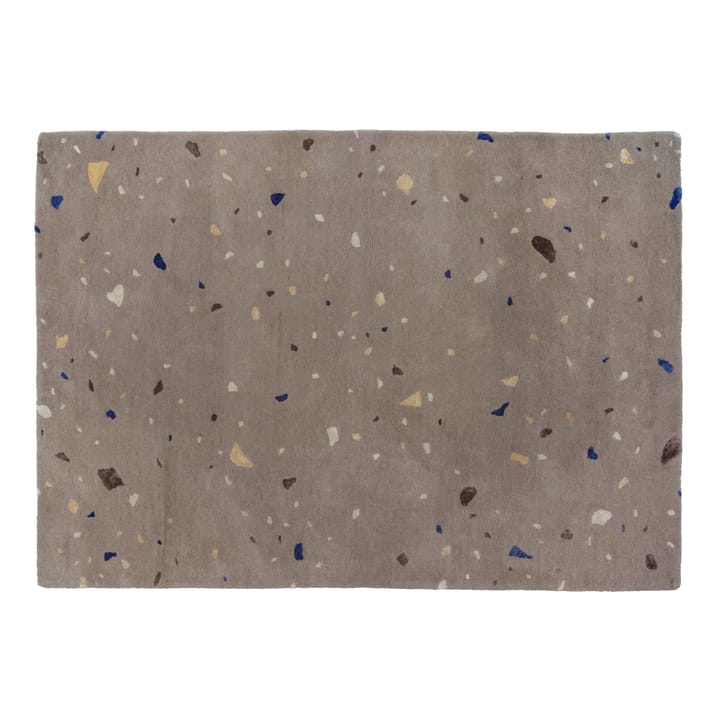 Tapis en laine Terrazzo 140x200 cm - Carafe brown-blue spot - Broste Copenhagen