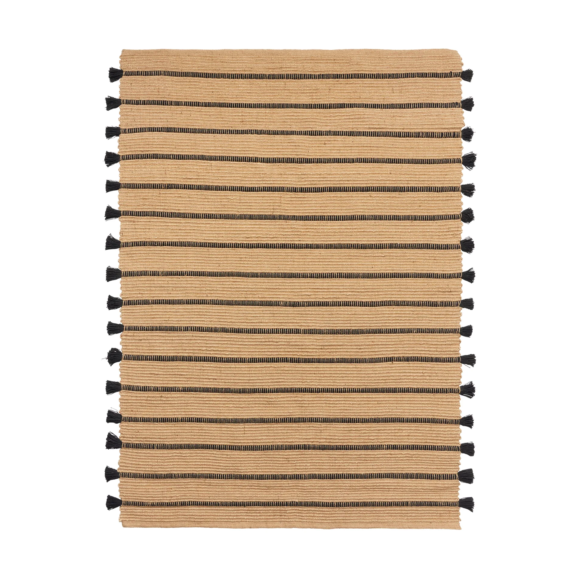 Tapis Ezra 140x200 cm, Natural-black Broste Copenhagen