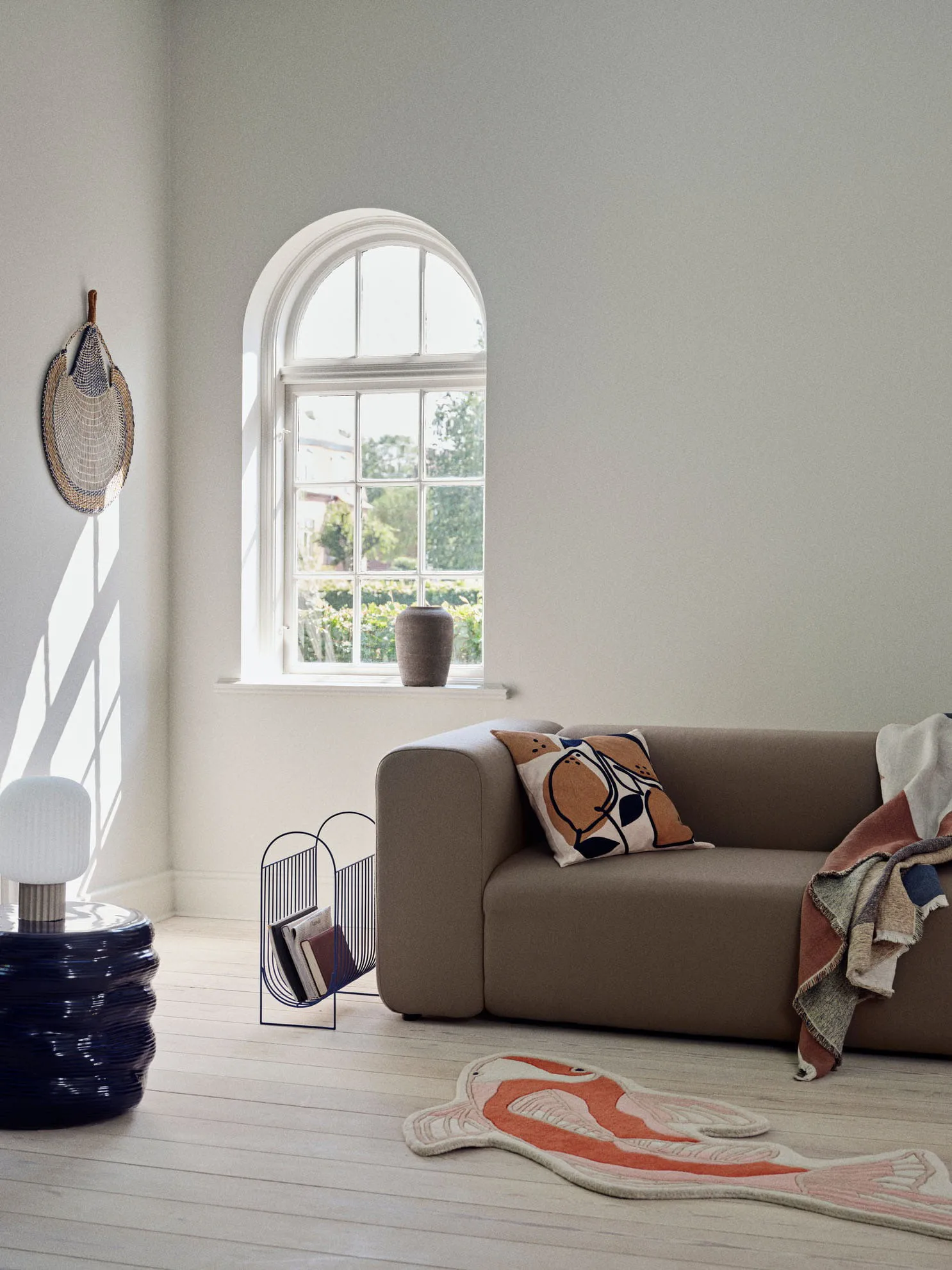 Tapis Koi 97x130 cm, Pumpkin orange Broste Copenhagen