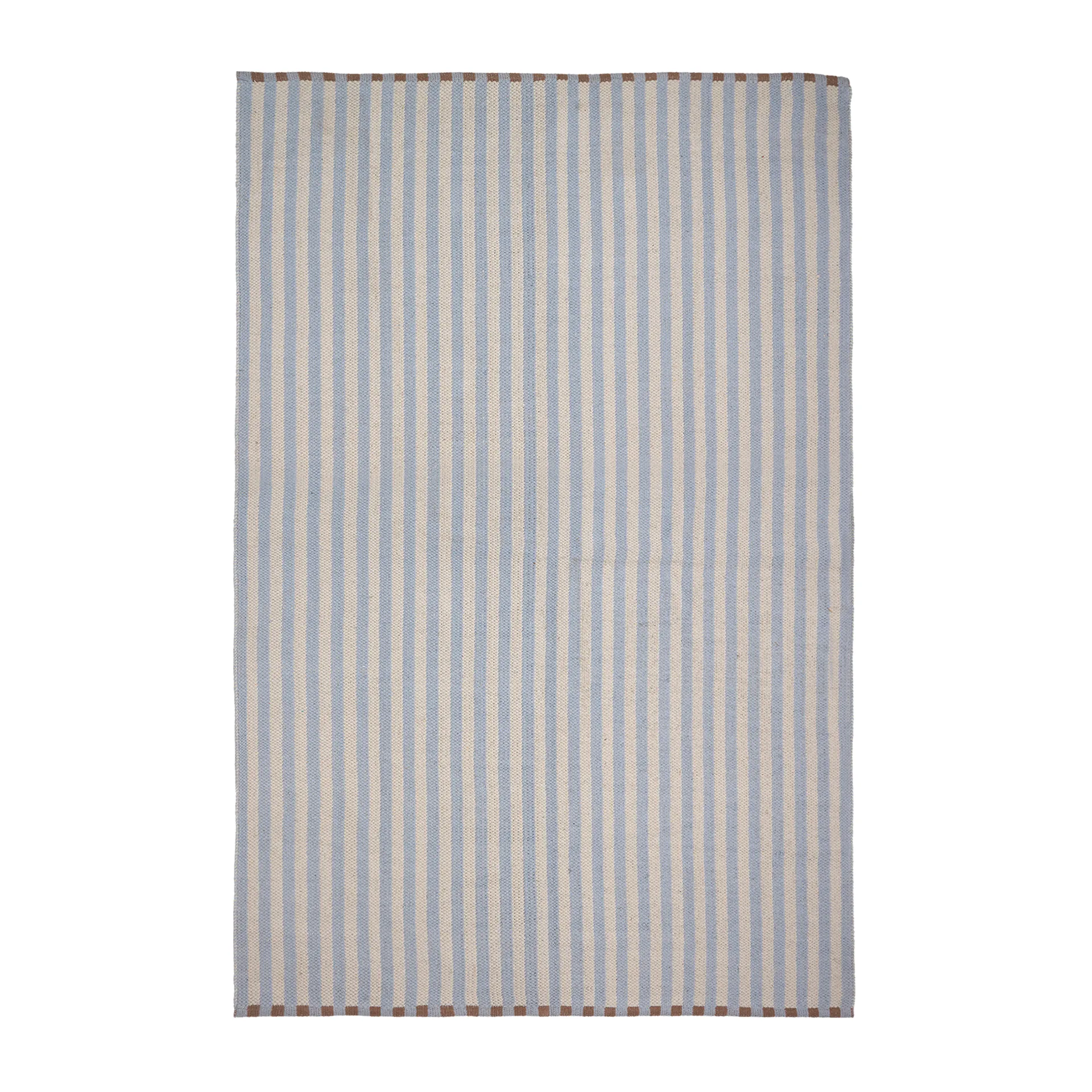 Tapis Lamel 140x200 cm, Serenity lumière bleue gris chaud Broste Copenhagen