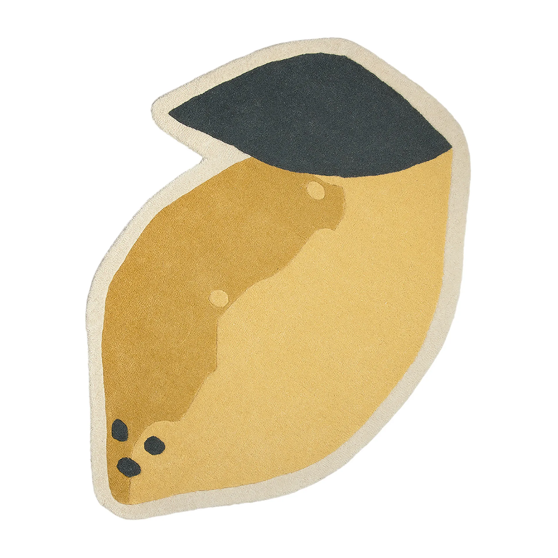 Tapis Lemon 86x120 cm, Harvest gold Broste Copenhagen