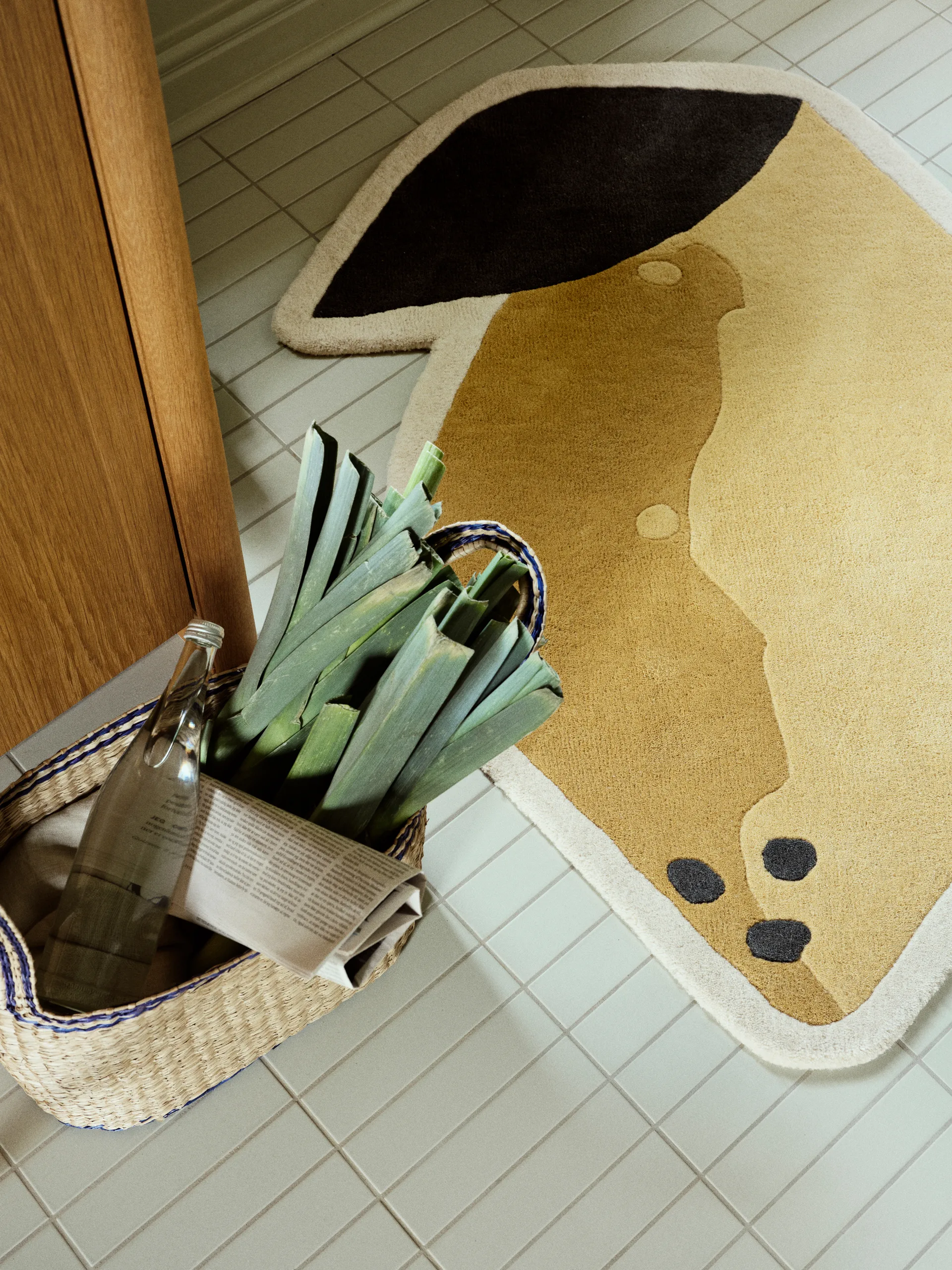 Tapis Lemon 86x120 cm, Harvest gold Broste Copenhagen