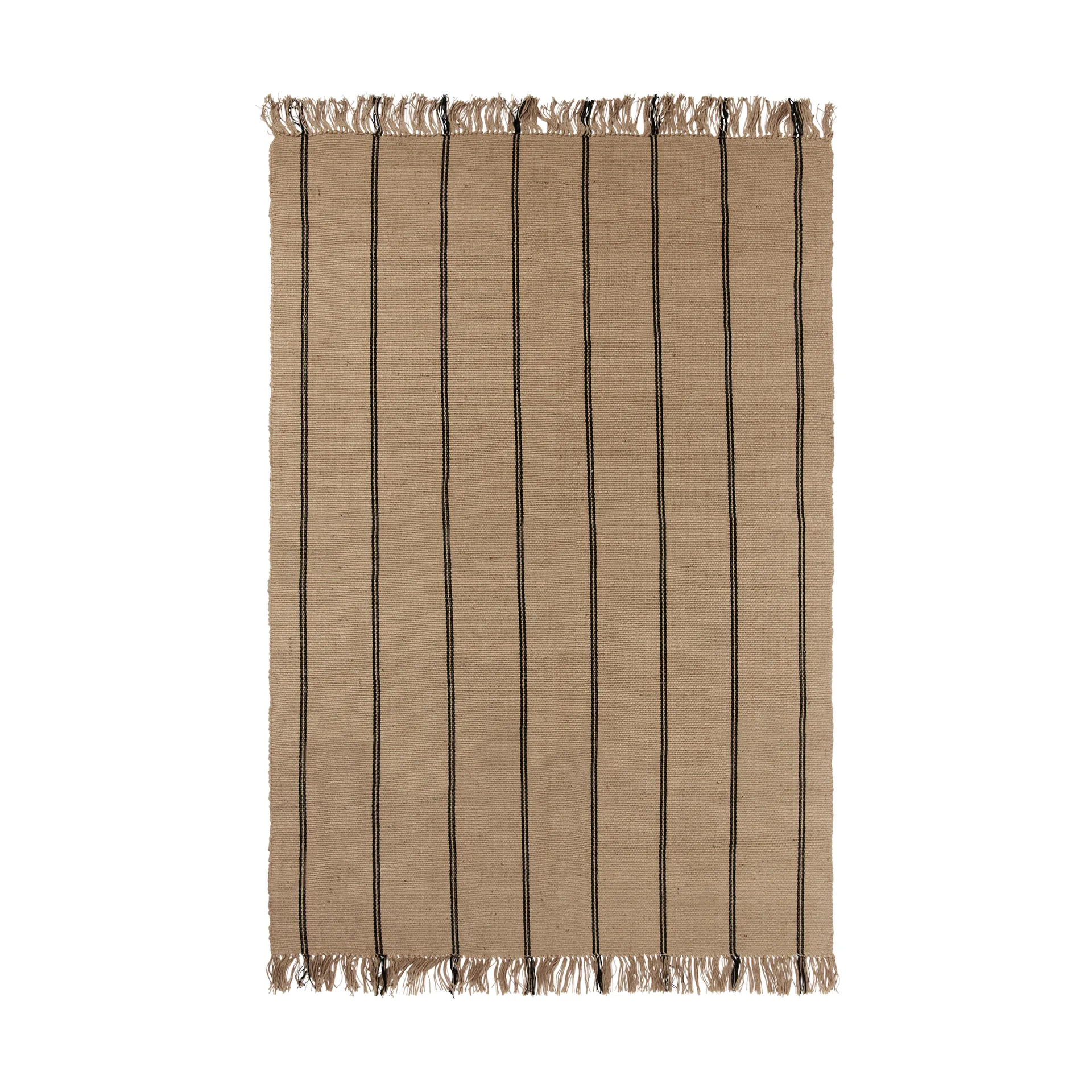 Tapis Yuki, Black-natural, 140x200 cm Broste Copenhagen