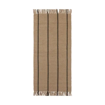 Tapis Yuki - Black-natural, 70x140 cm - Broste Copenhagen