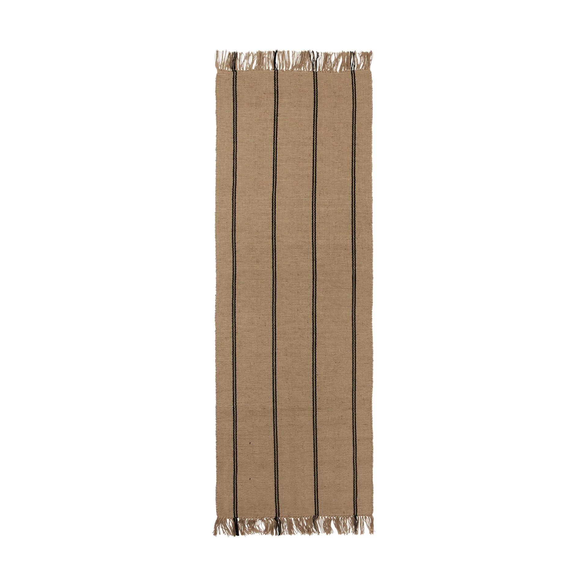 Tapis Yuki, Black-natural, 70x200 cm Broste Copenhagen