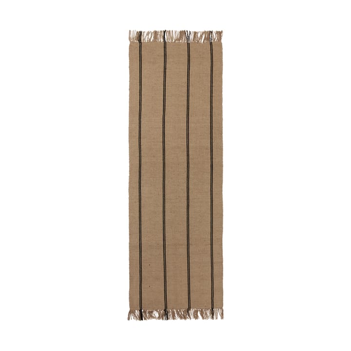Tapis Yuki - Black-natural, 70x200 cm - Broste Copenhagen