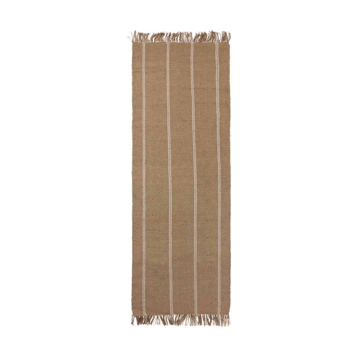Broste Copenhagen Tapis Yuki White-natural, 70x200 cm