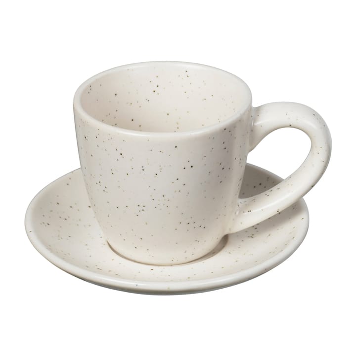 Tasse à espresso avec soucoupe Nordic Vanilla 5 cl - Cream - Broste Copenhagen