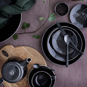 Tasse de thé et soucoupe Nordic Coal - 5,8 cm - Broste Copenhagen