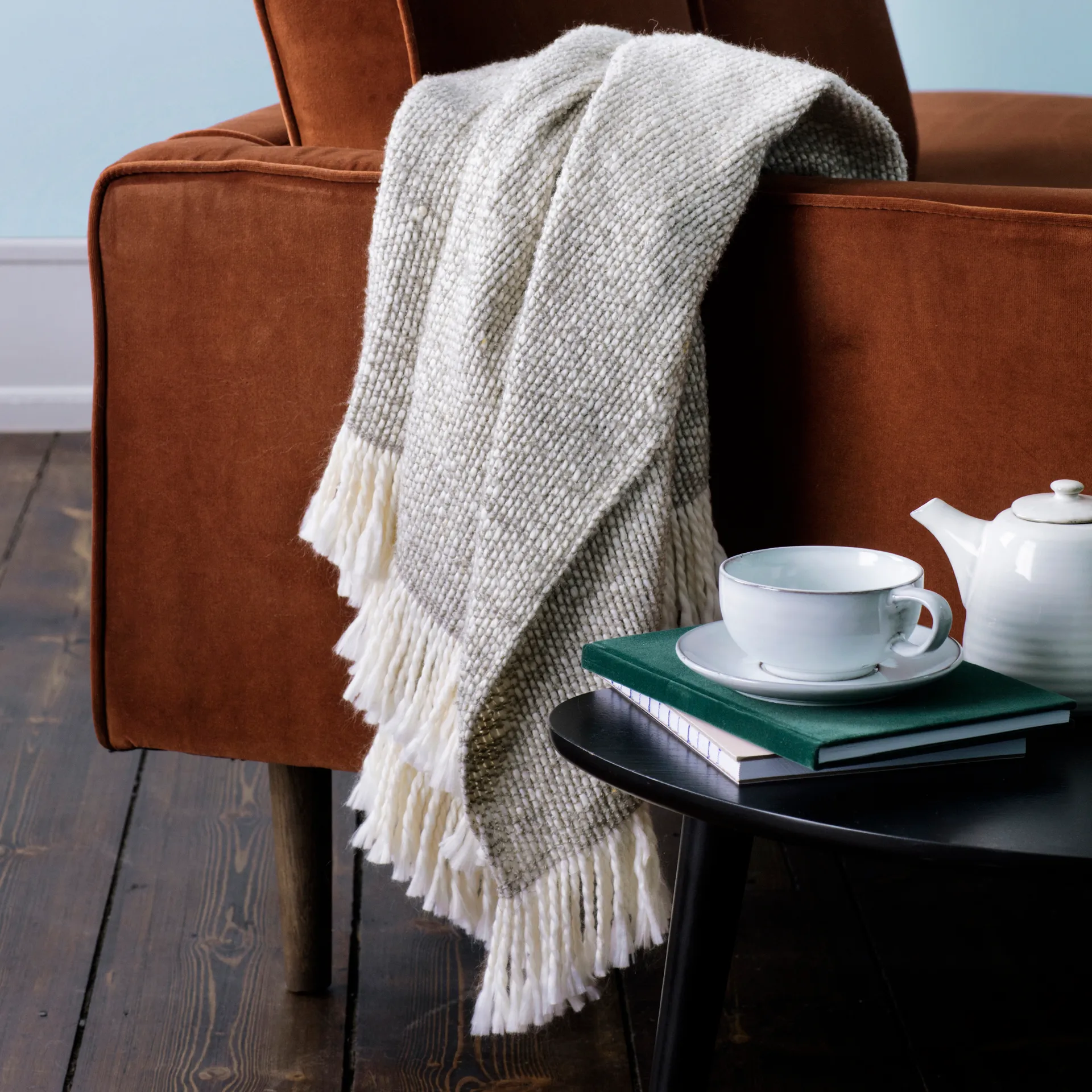 Tasse de thé et soucoupe Nordic Sand, 5,8 cm Broste Copenhagen