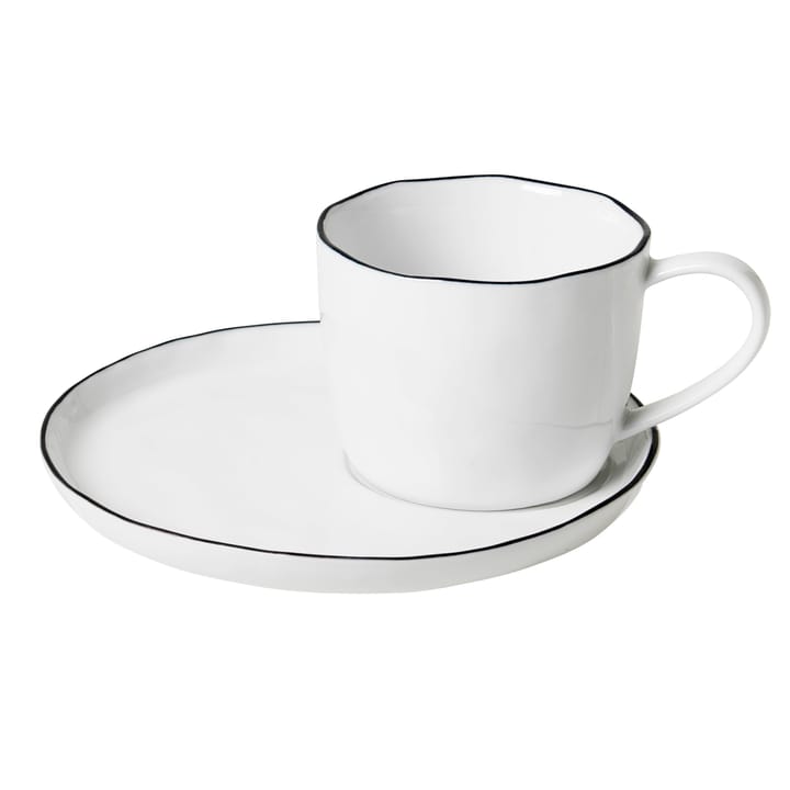 Tasse et soucoupe Salt - grand, 6,5 cm - Broste Copenhagen