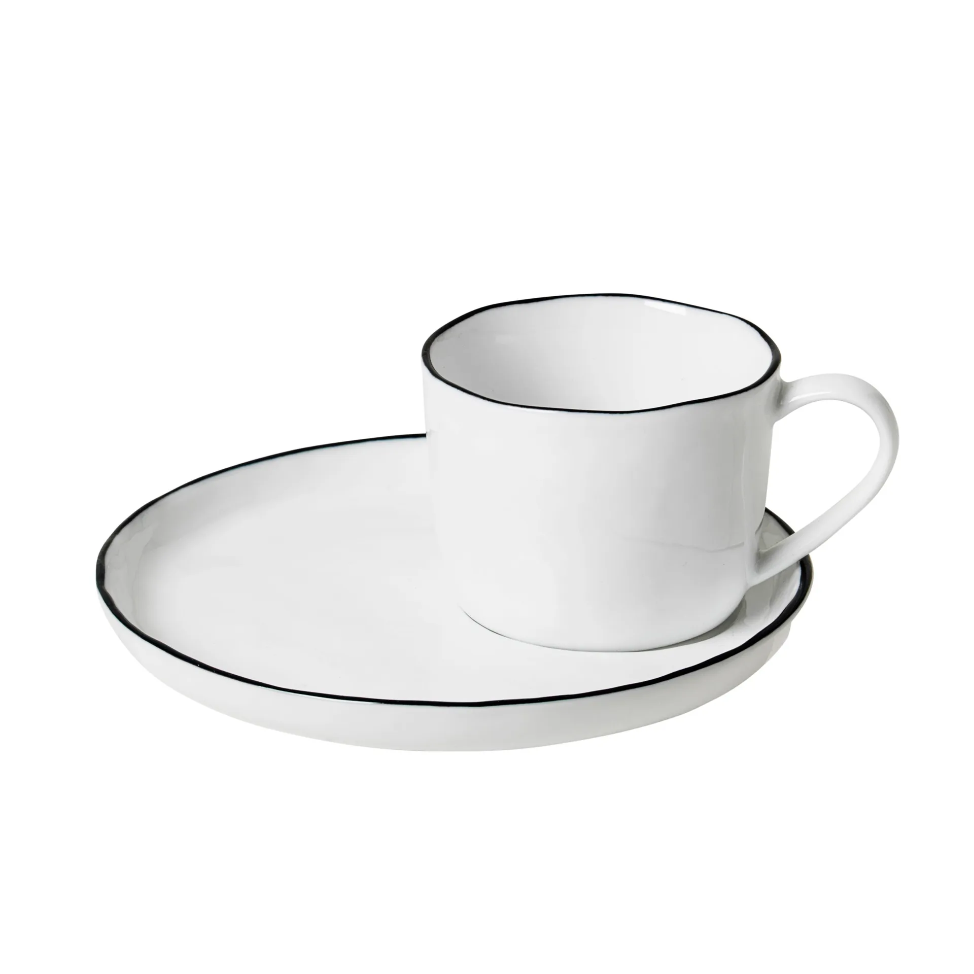 Tasse et soucoupe Salt, petit, 5 cm Broste Copenhagen