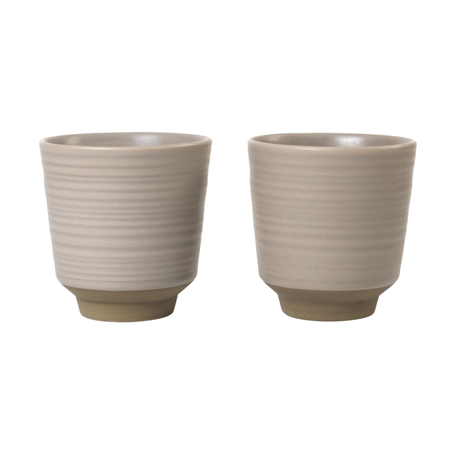 Tasse Miko 15 cl lot de 2, Warm grey Broste Copenhagen