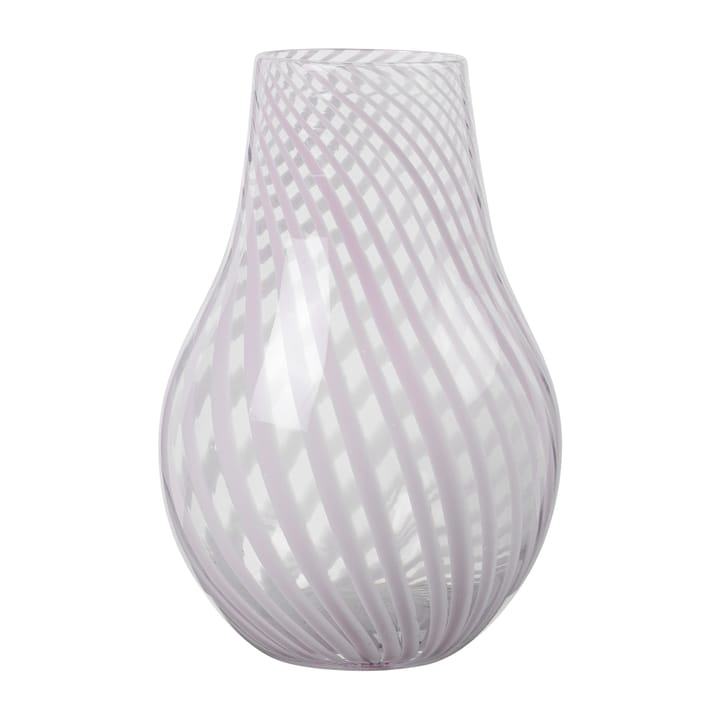 Vase Ada Cross Stripe 22,5 cm - Gris lavande - Broste Copenhagen