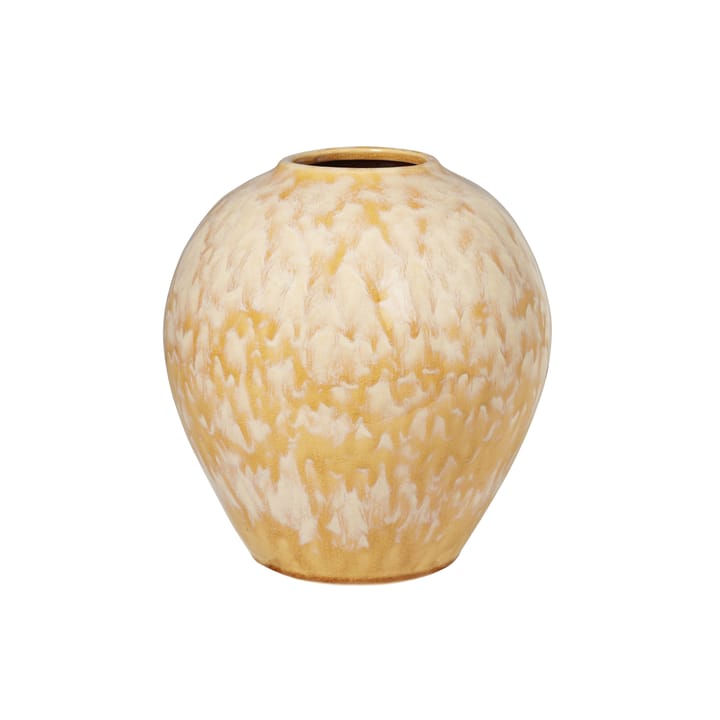 Vase en céramique Ingrid 25,5 cm - Tawny olive yellow - Broste Copenhagen