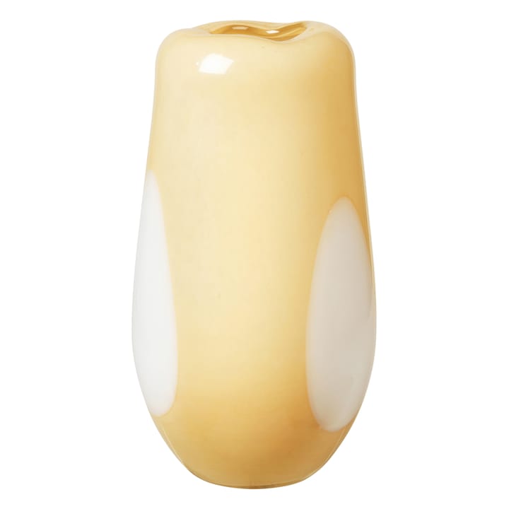Vase en verre Ada Dot 37 cm - Golden fleece yellow - Broste Copenhagen