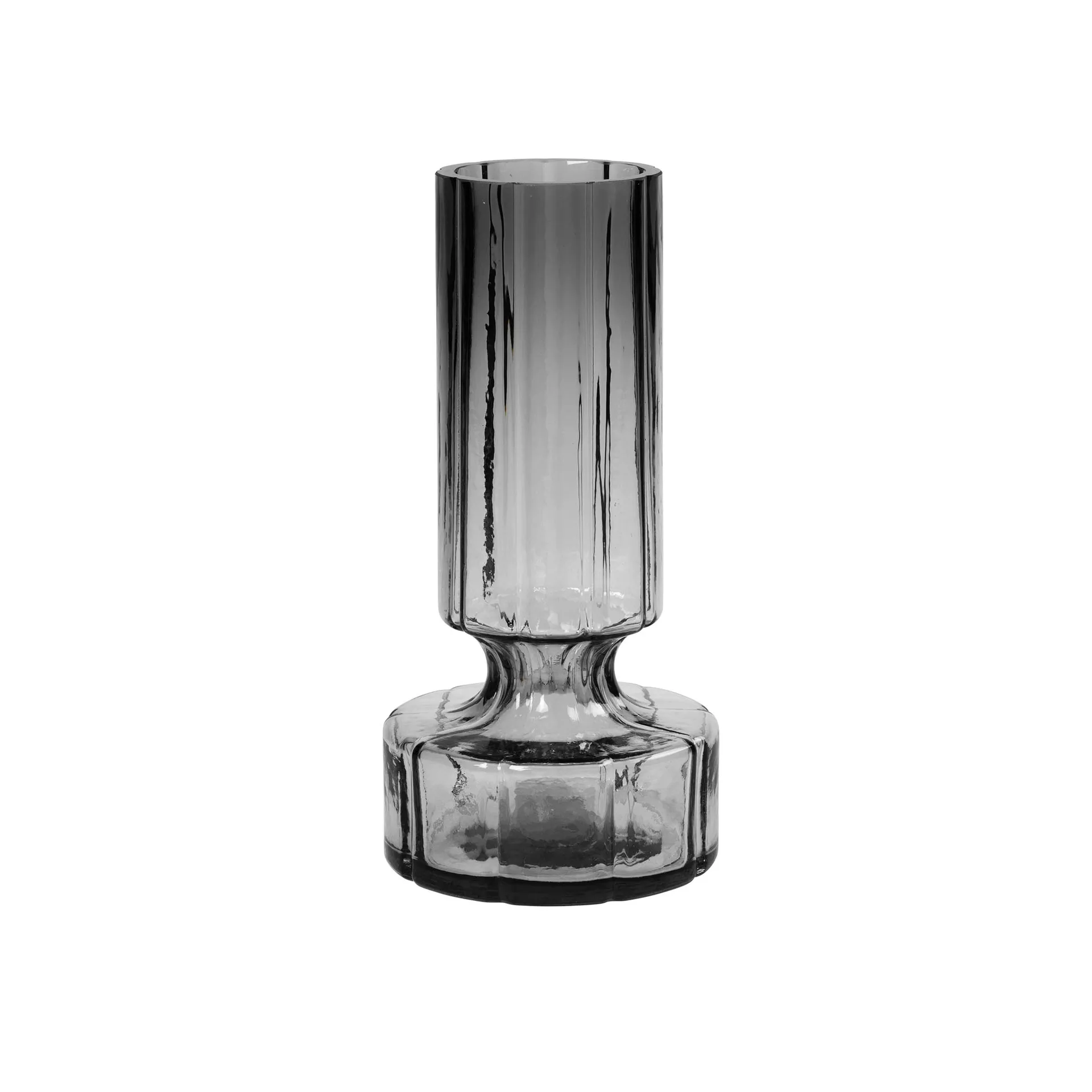 Vase en verre Hyacint 24,9 cm, Smoked pearl Broste Copenhagen