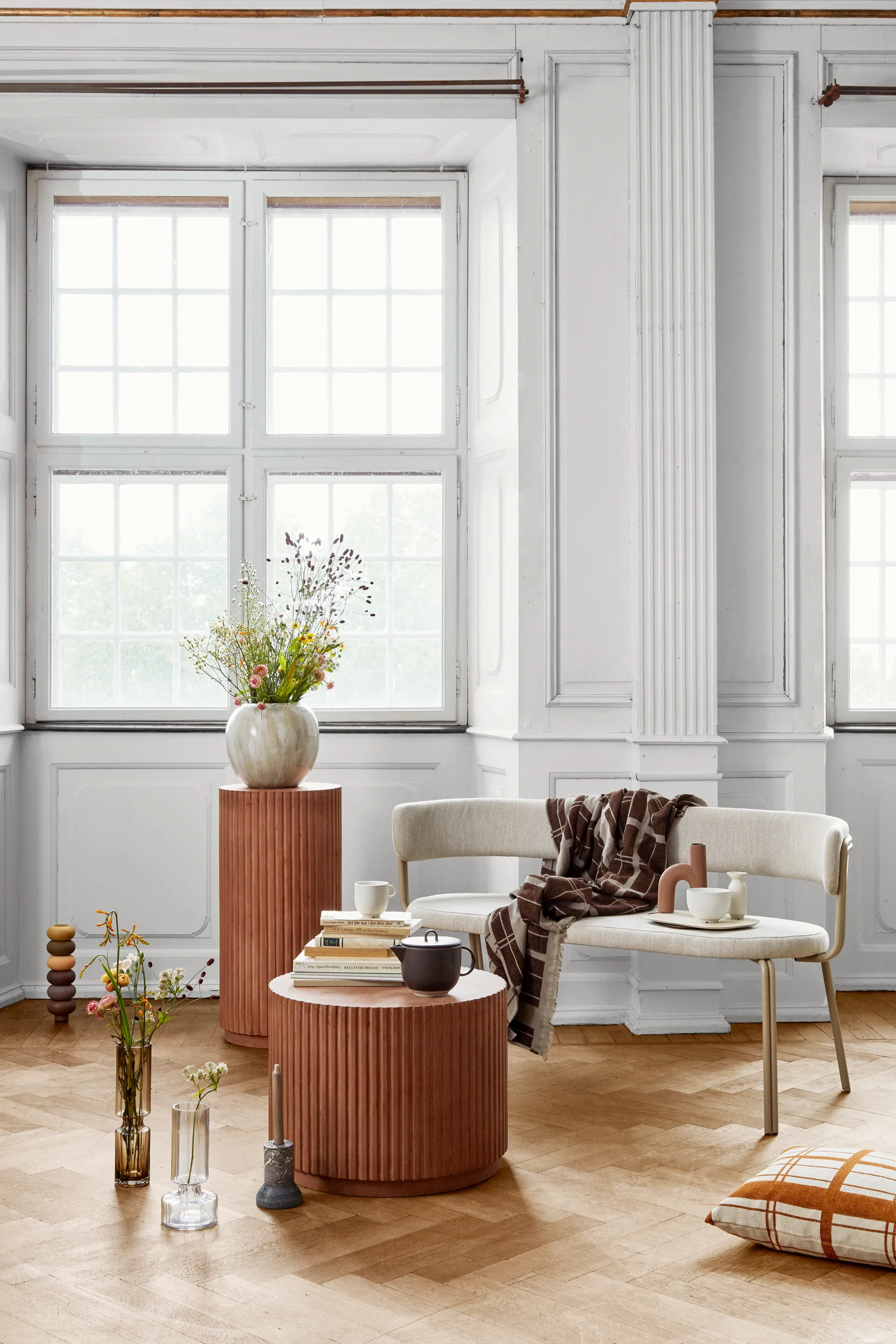 Vase en verre Hyacint 31,7 cm, Indian tan Broste Copenhagen