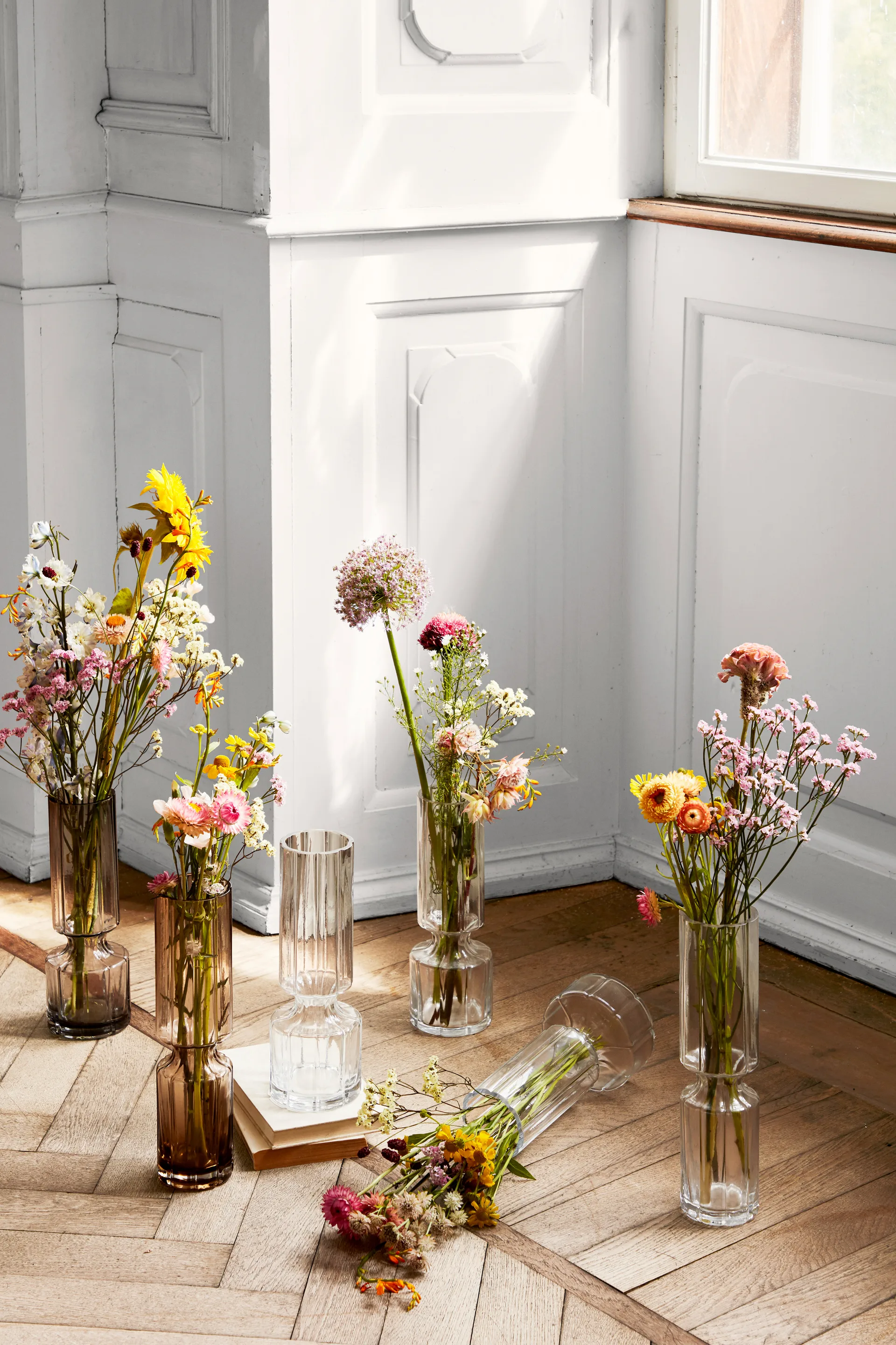 Vase en verre Hyacint 31,7 cm, Indian tan Broste Copenhagen