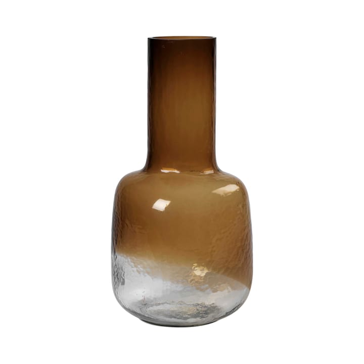 Vase en verre Ingvar 45 cm - Indian tan-clear - Broste Copenhagen