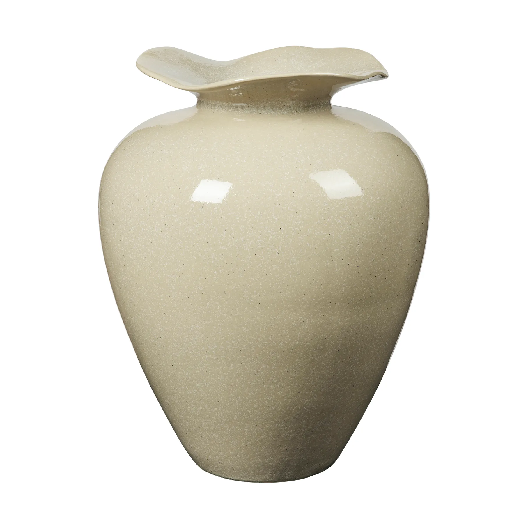 Vase Florentina L 44 cm, Beige Broste Copenhagen