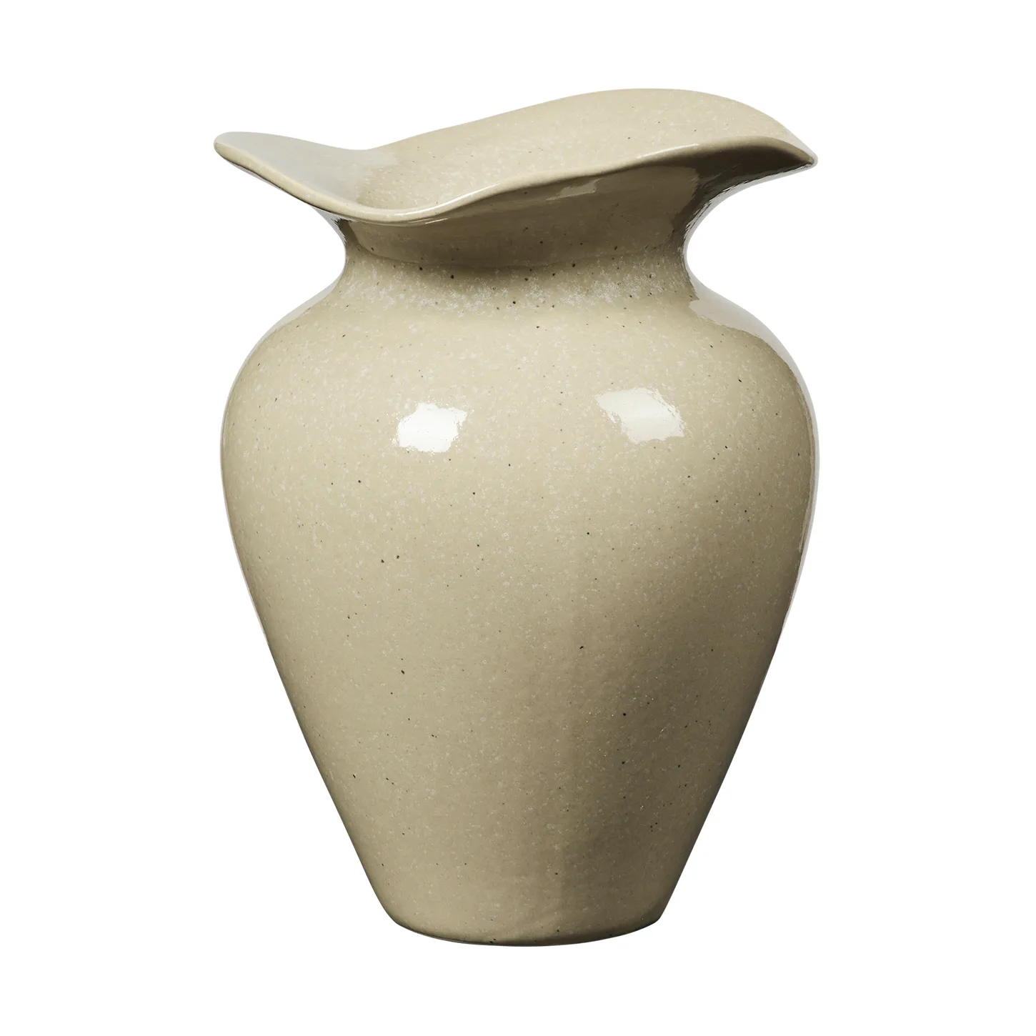 Vase Florentina S 22,5, Beige Broste Copenhagen