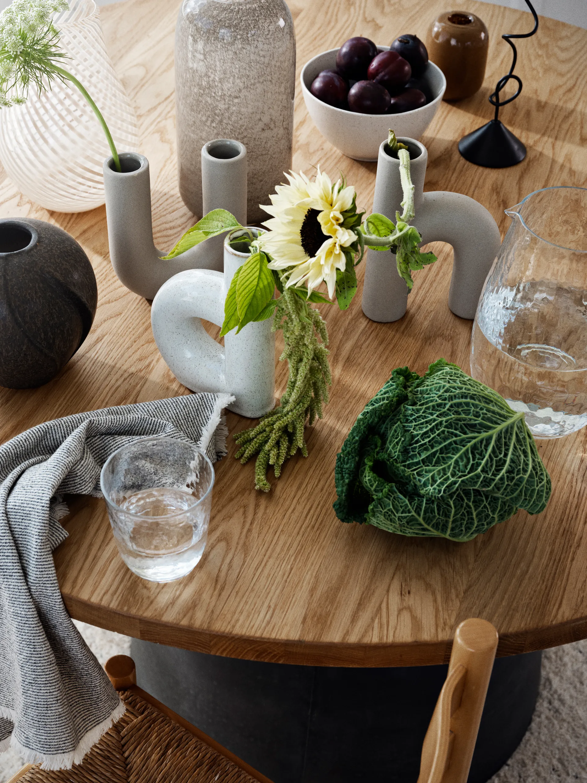 Vase Hector U Ø16 cm, Dove grey Broste Copenhagen