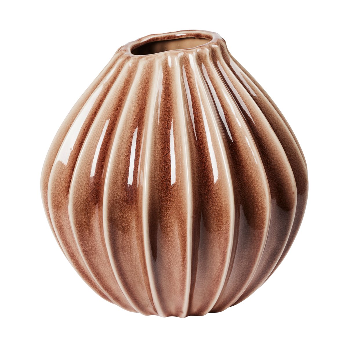 Broste Copenhagen Vase large L 30 cm. Fawn