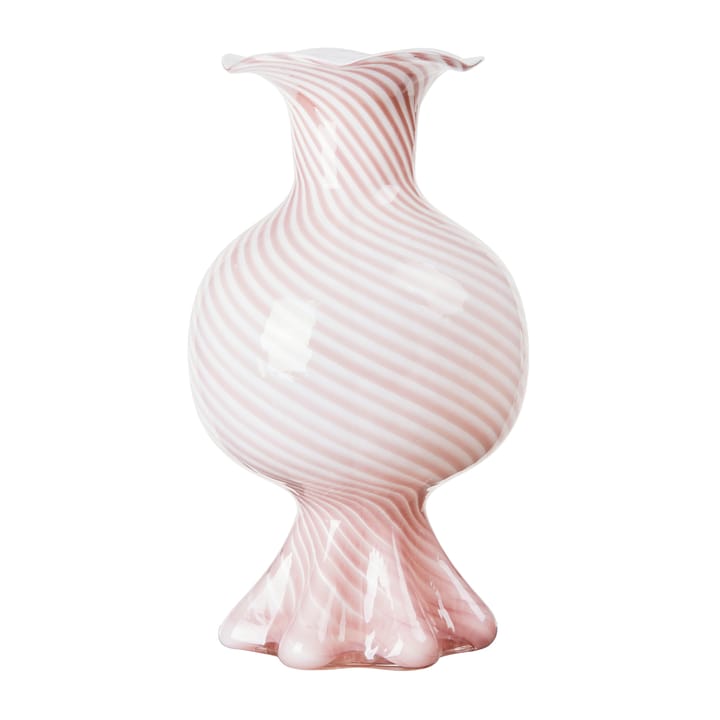 Vase Mella 30 cm - Fairy pink-off white - Broste Copenhagen
