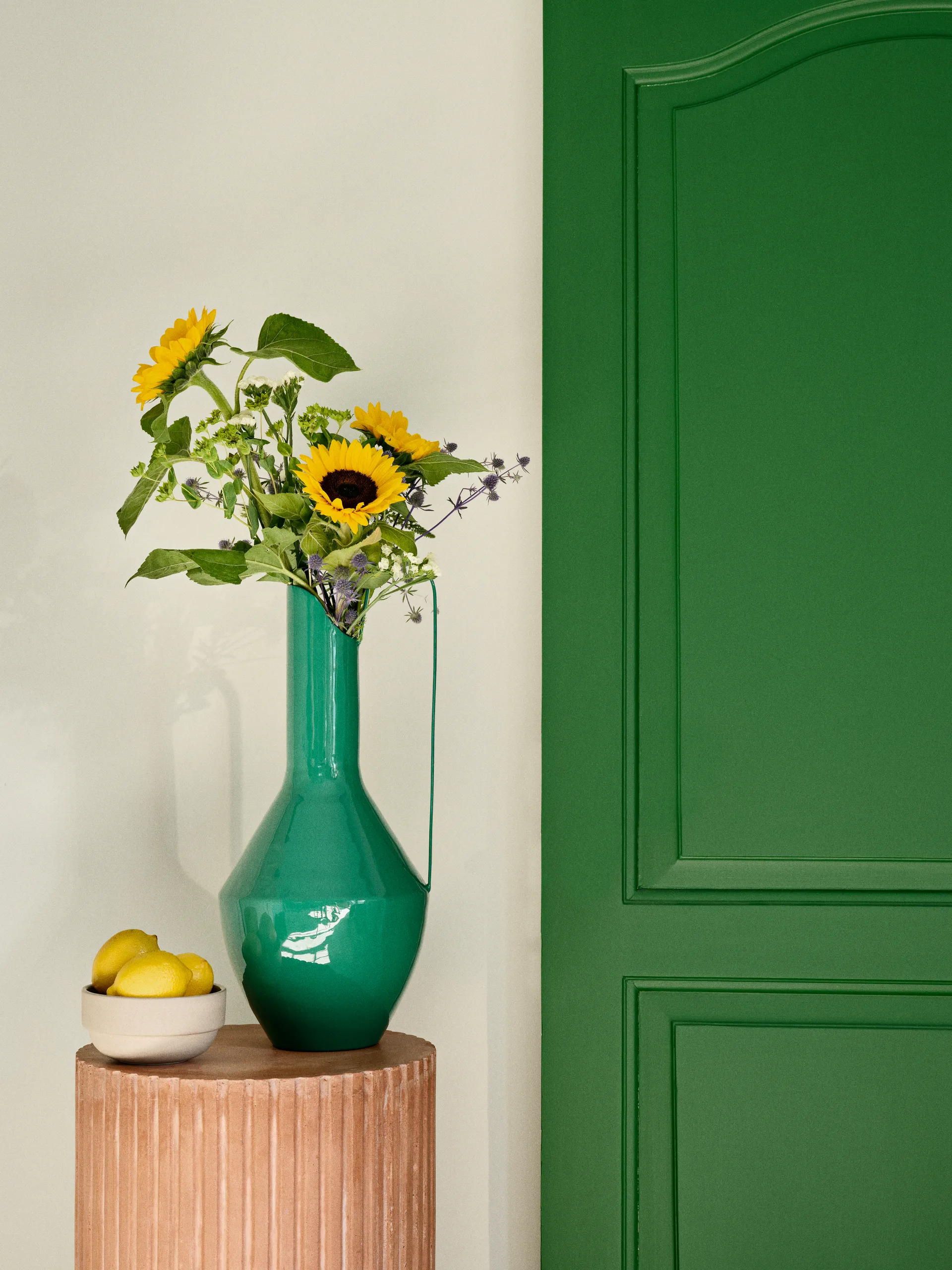 Vase Rosario 55 cm, Jelly green Broste Copenhagen