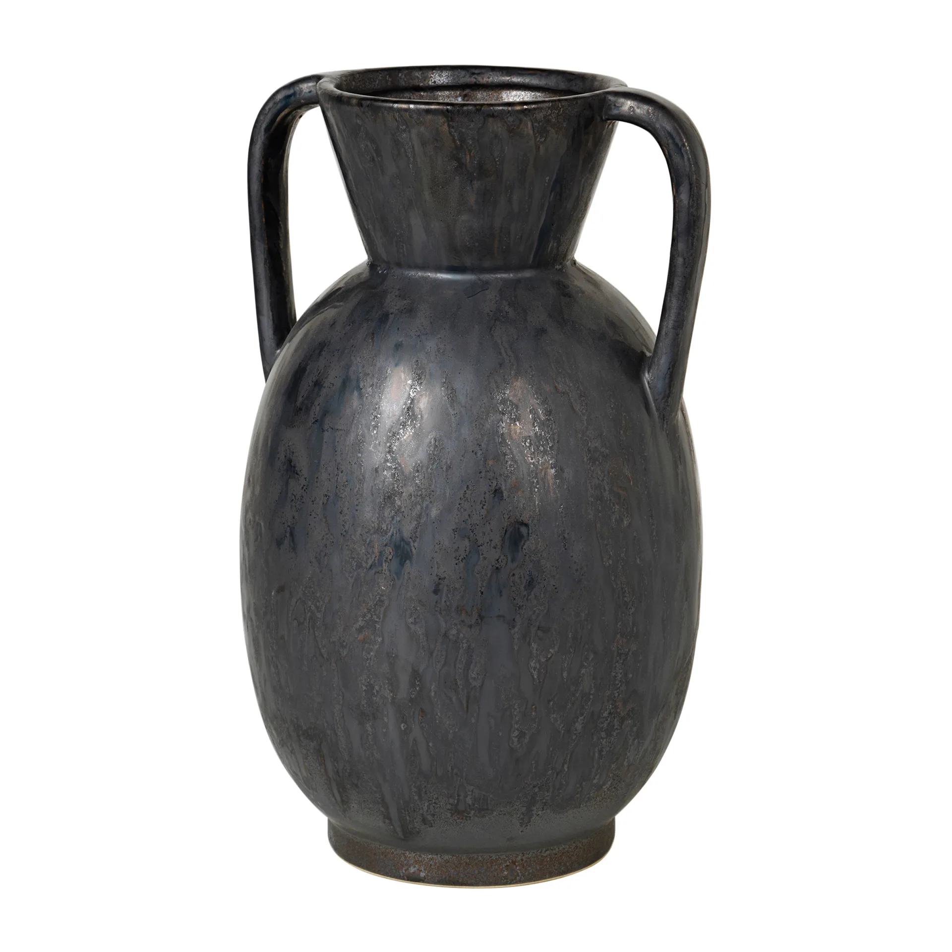Vase Simi 29 cm, Antique grey-black Broste Copenhagen