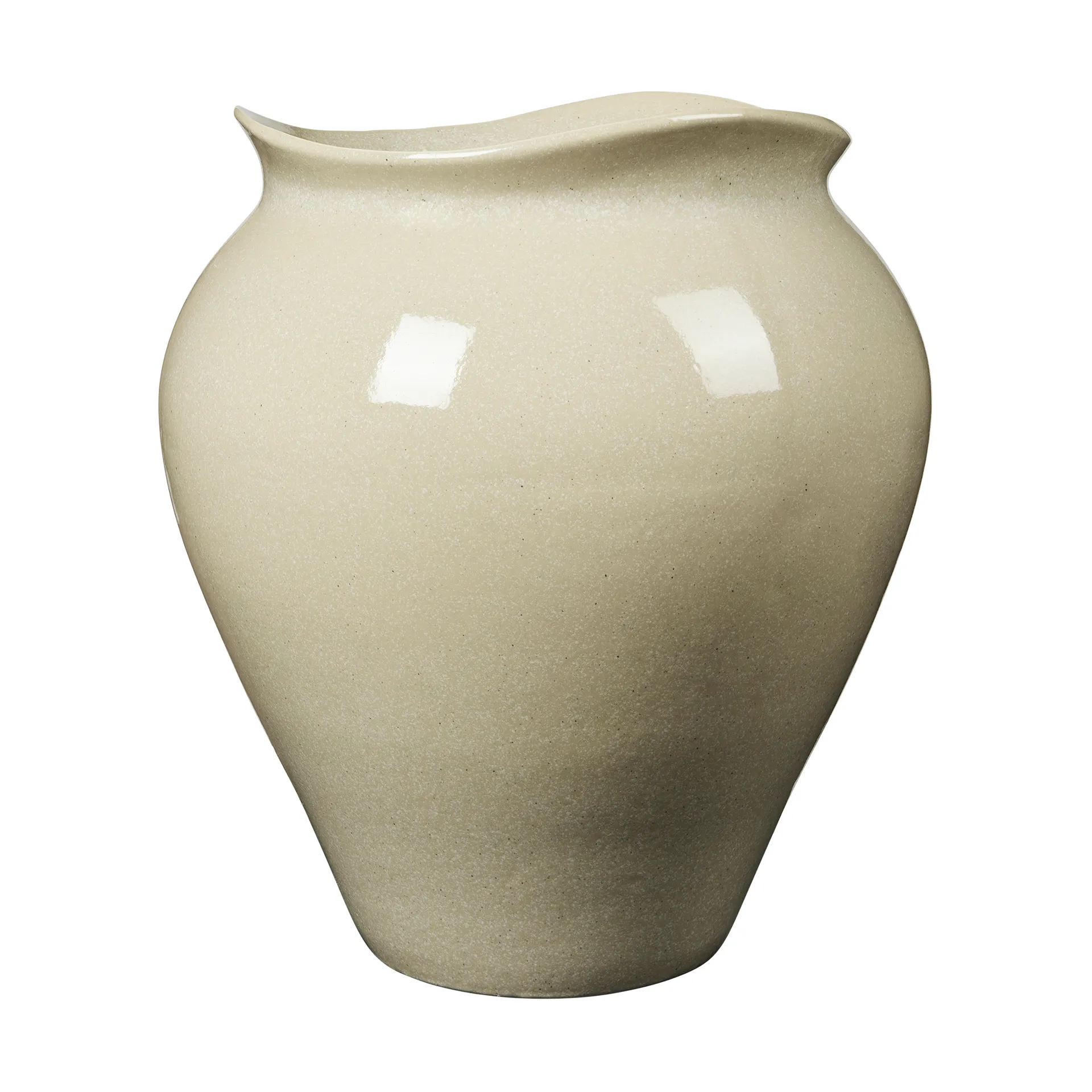 Vase sur pied Florentina XL 57 cm, Beige Broste Copenhagen