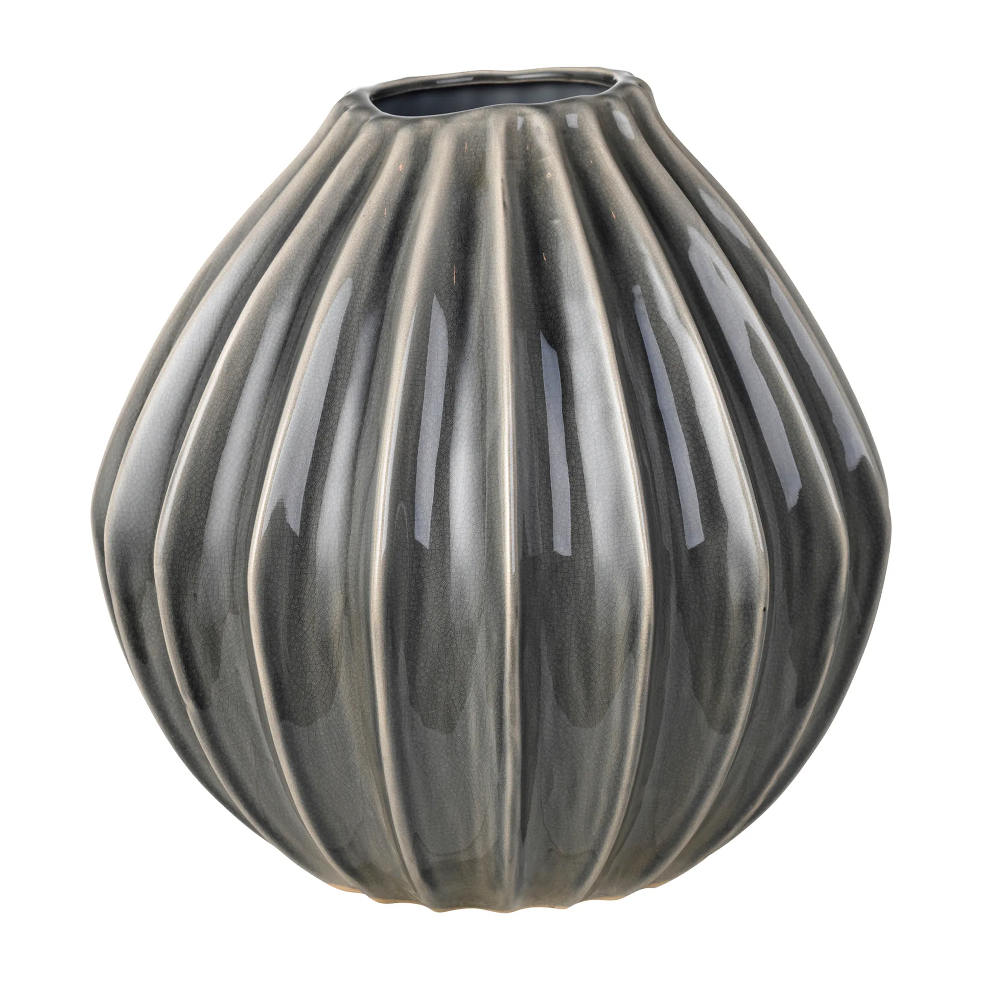 Vase Wide smoked pearl, 30 cm Broste Copenhagen