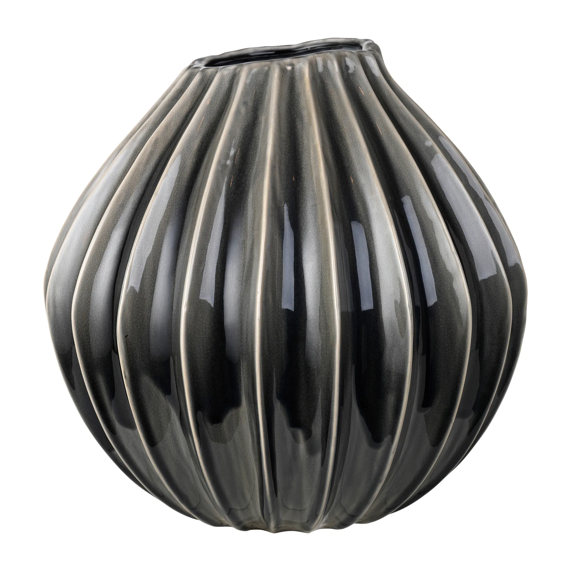 Vase Wide smoked pearl, 40 cm Broste Copenhagen