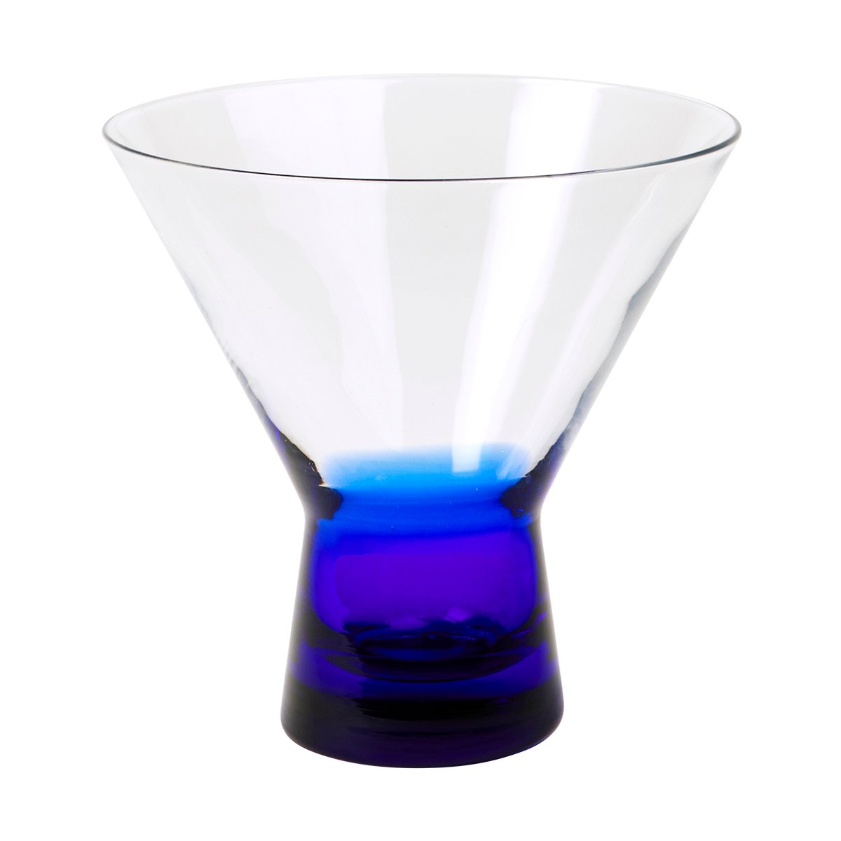 broste copenhagen verre à cocktail konus 10 cl intense blue
