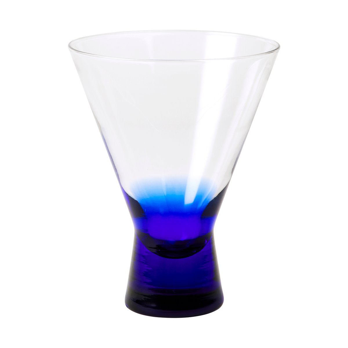 broste copenhagen verre à cocktail konus de 20 cl intense blue