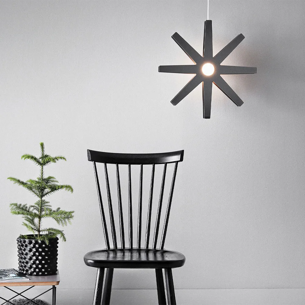 Etoile de l'avent Fling 78, rouge, câble rouge Bsweden