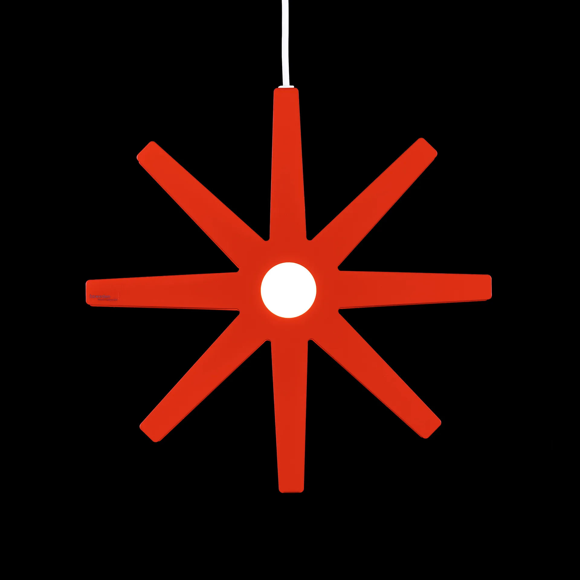 Etoile de l'avent Fling rouge, Ø 33 cm Bsweden