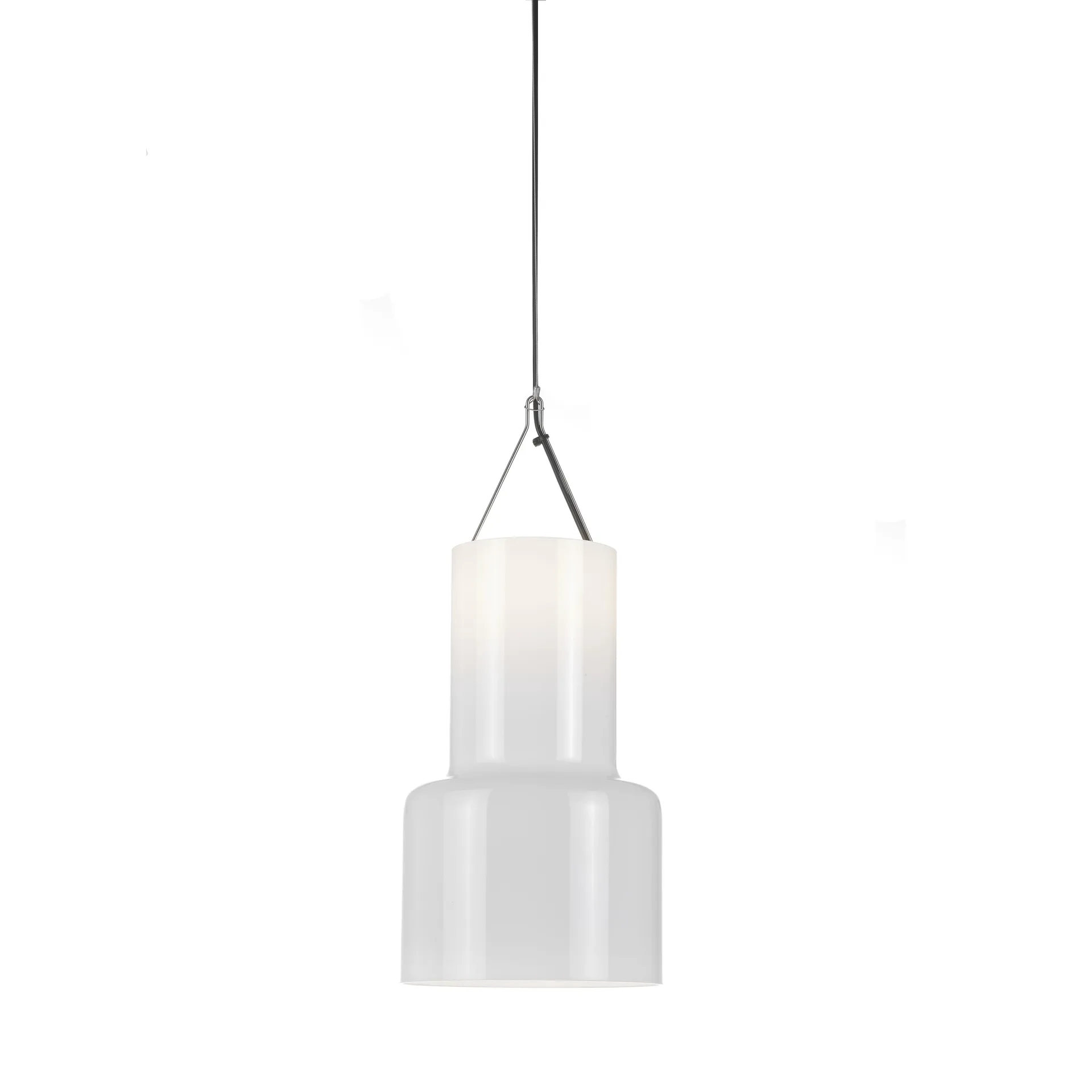 Lampe à suspension Soho, verre opale Bsweden