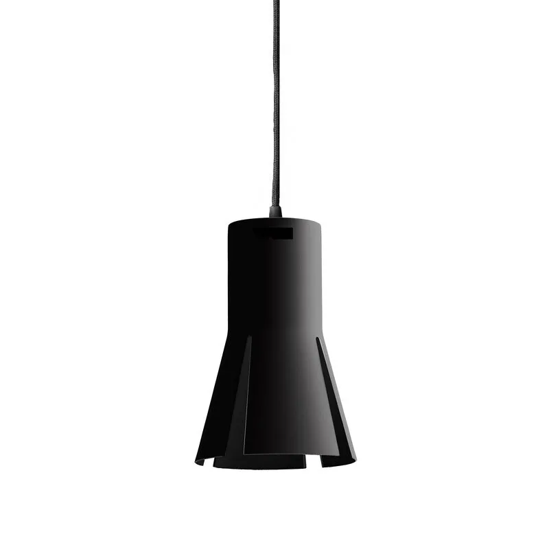 Bsweden Lampe à suspension Split noire petit