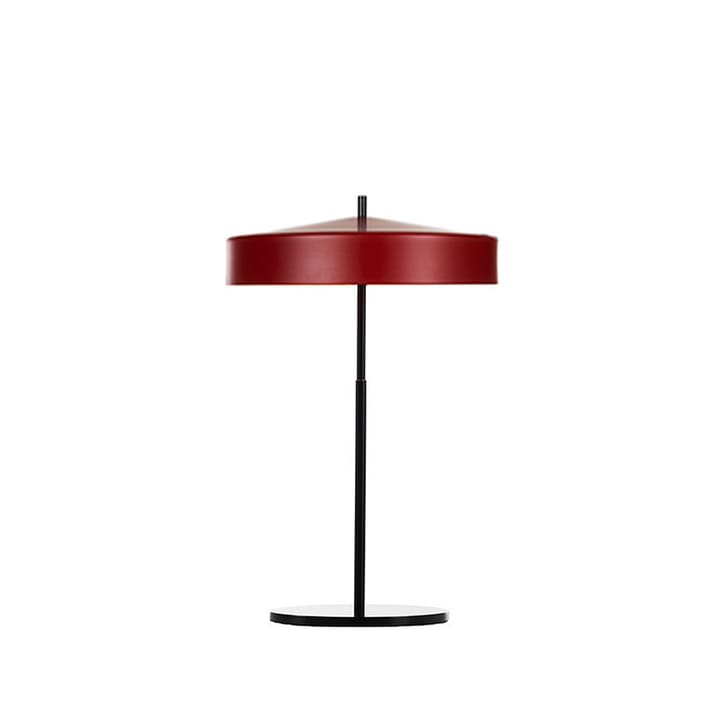 Lampe de table Cymbal - rouge mat, câble noir - Bsweden