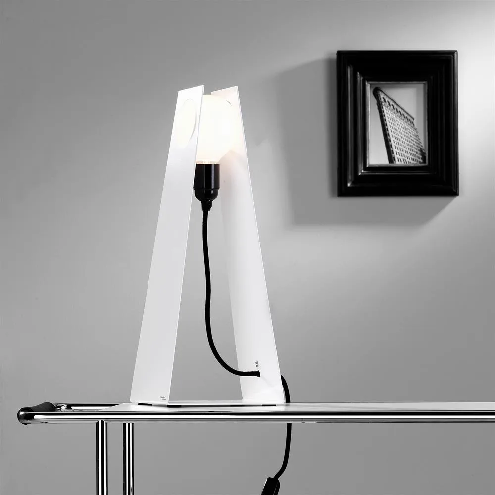 Lampe de table Glasgow blanche, blanc Bsweden