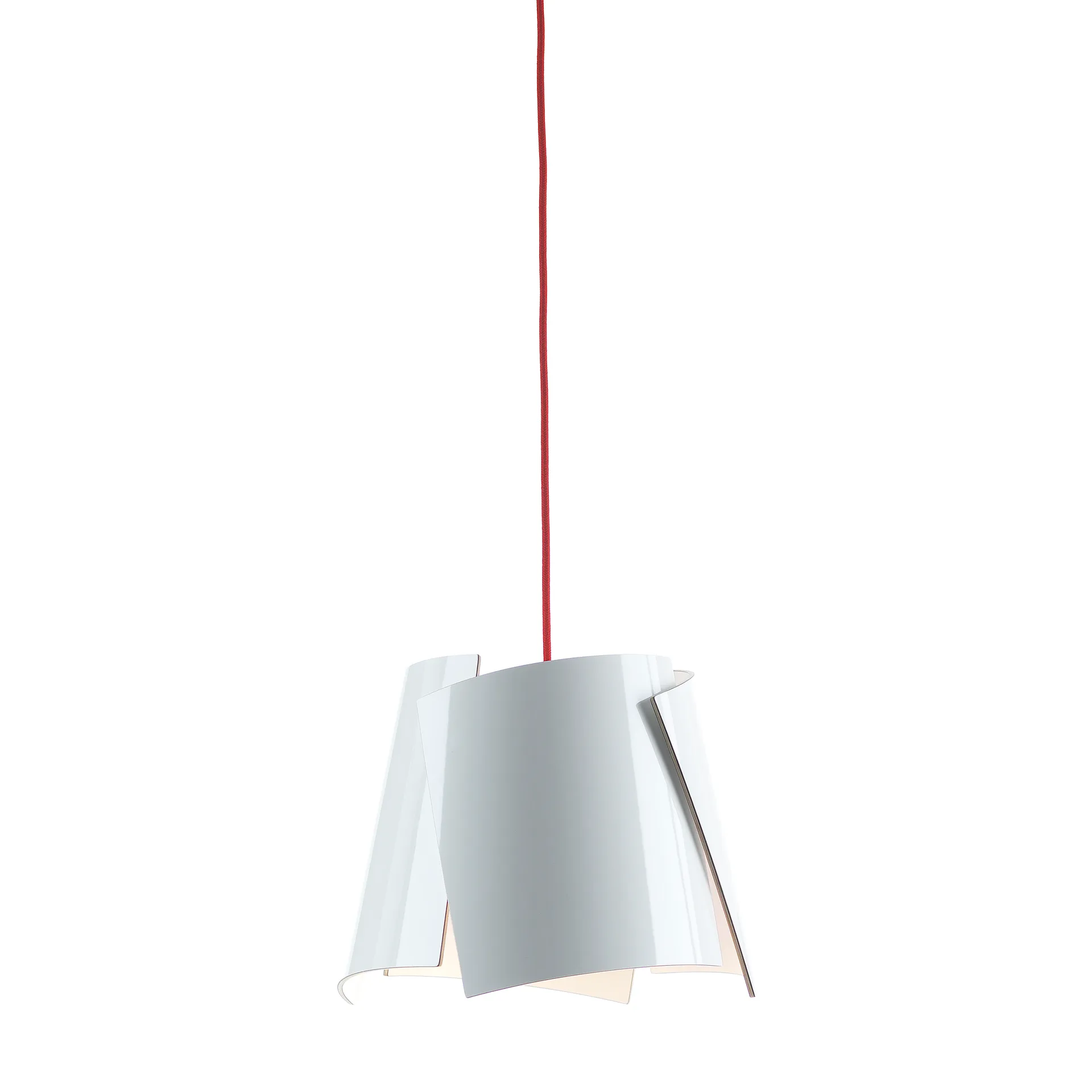 Lampe Leaf blanche, blanc-rouge Bsweden