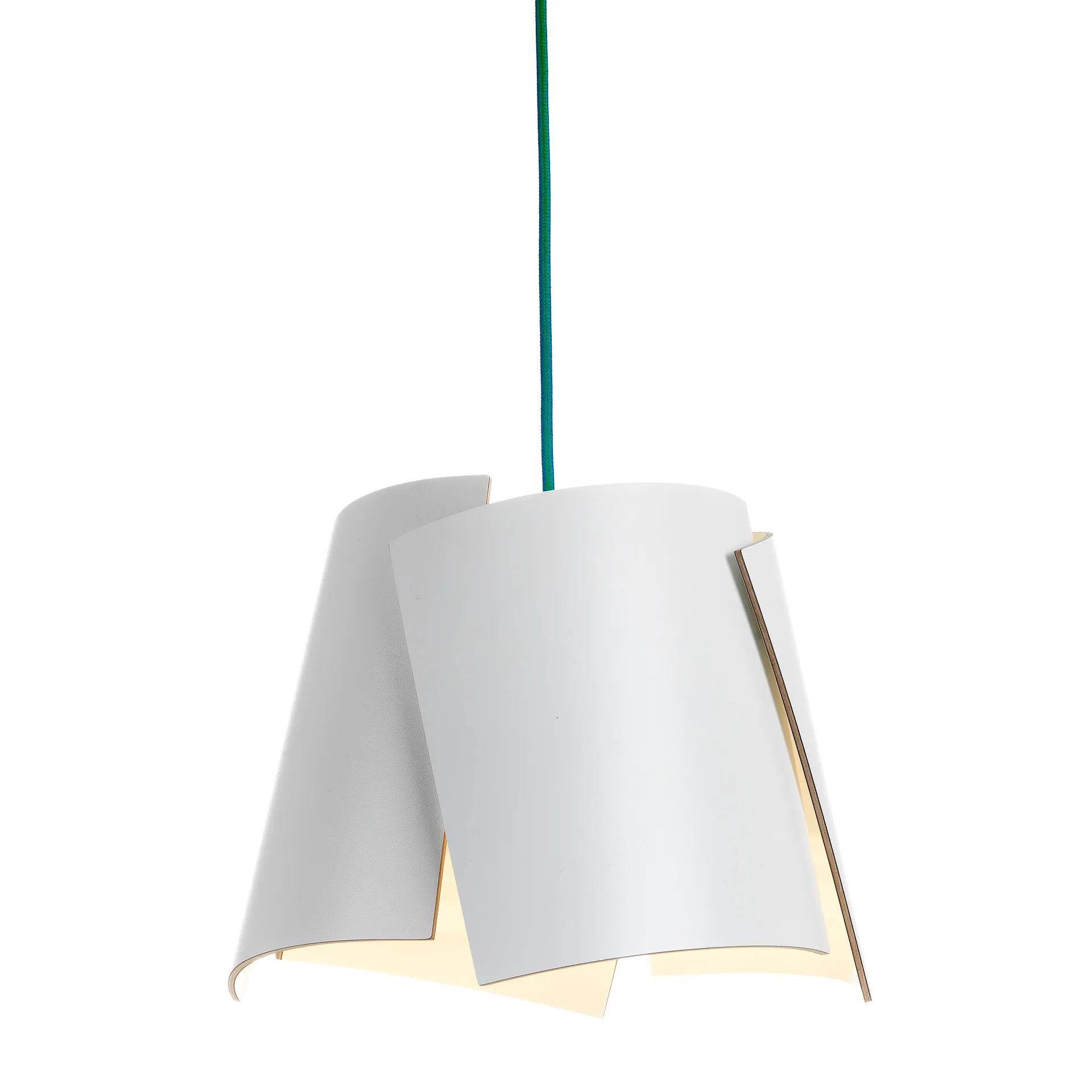 Lampe Leaf blanche, blanc-turquoise Bsweden