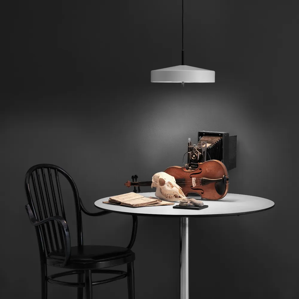 Suspension Cymbal, rouge mat, câble noir, ø46 cm Bsweden